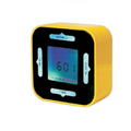 Square Digital Clock / Yellow